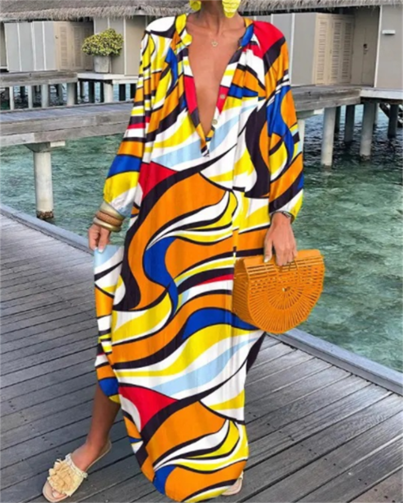 BohoChic Colorful Boho Dress