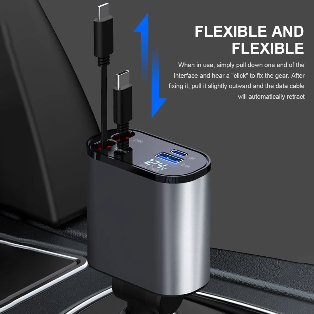 Flexi™ - Retractable car charger [Last day discount]