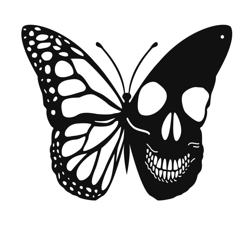 Wickedwallz™ Halloween Butterfly Iron Art Wall Decoration