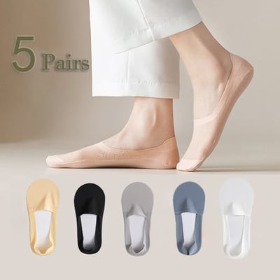 Sleeksock Non-Slip Invisible Ice Silk Boat Socks