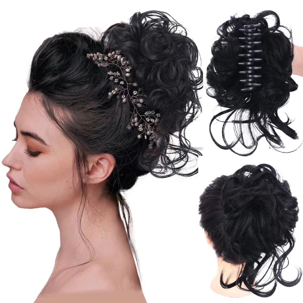 Loopybun - Clip-in Curly Hair Bun Piece