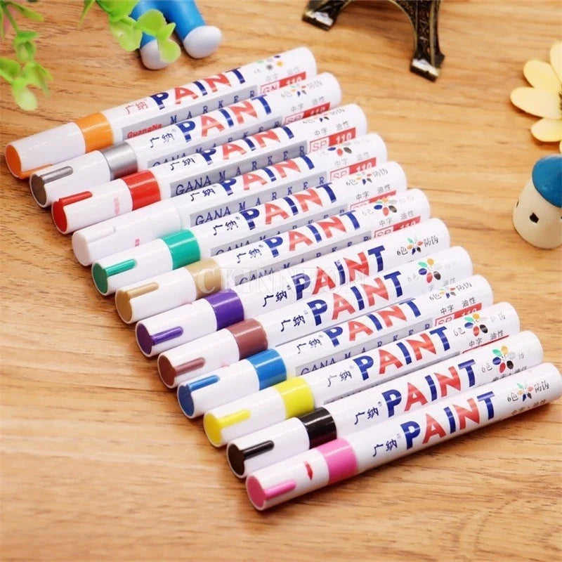 Paintire Waterproof Paint Pens for Car Tires | 8-Pack