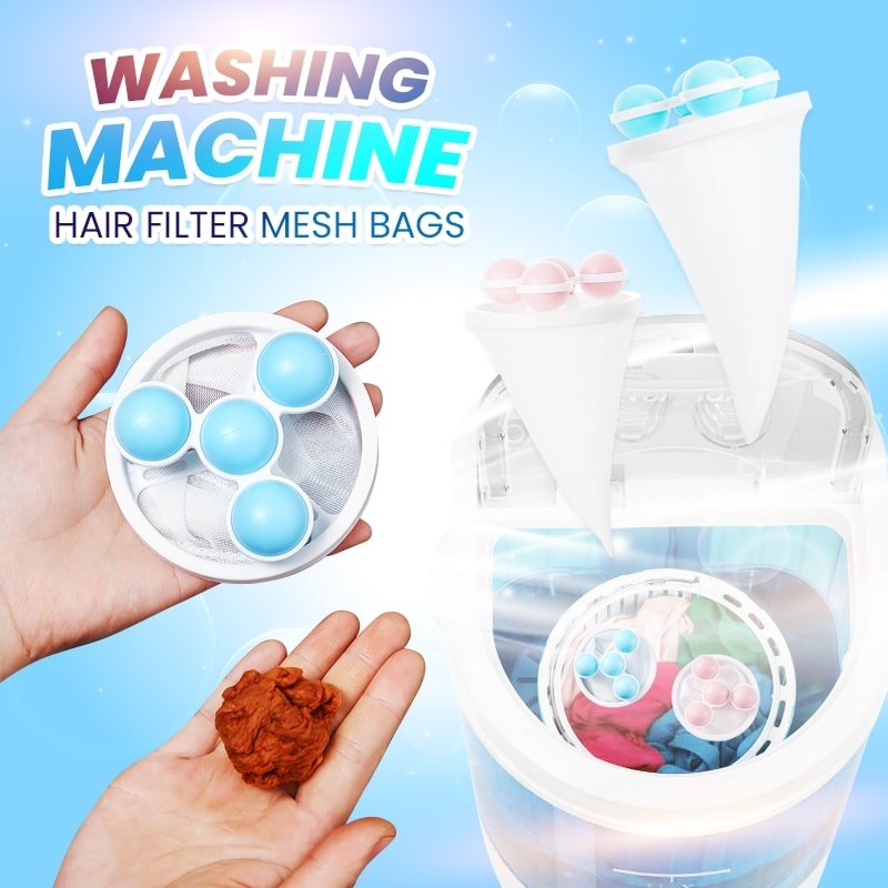 1+1 Free | HairCatcher™️ Washing machine hair filter mesh bag【Last day discount】