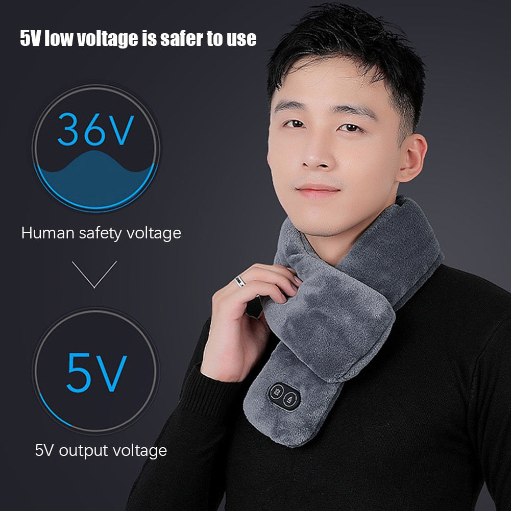 HeatScarf™ - USB heating scarf with power bank [last dayDiscount]