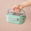 Lunchport Portable Lunch Container with Compartments & Carrying Handle