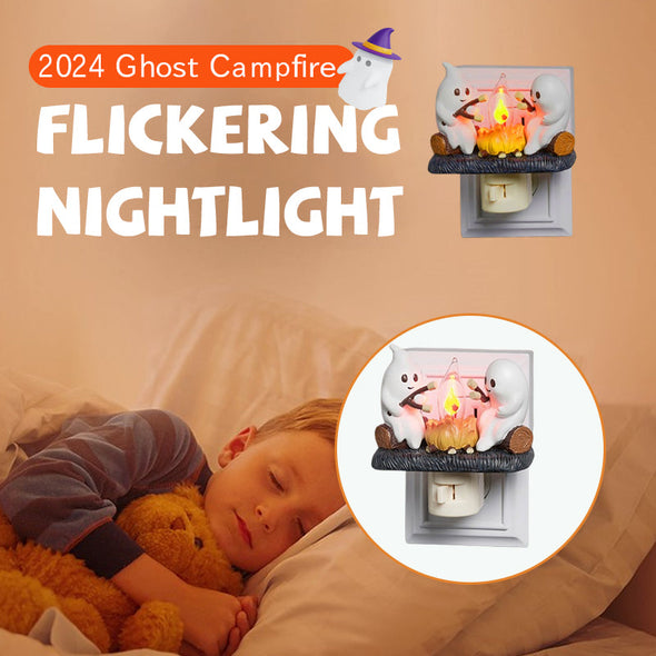 BUY 1 GET 1 FREE (2PCS) Phantasm Halloween Ghost Campfire Flickering Nightlight