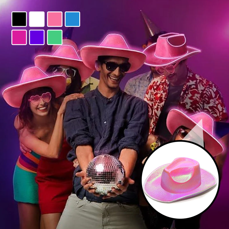 Partyhat™ - Lokahat LED Cowboy Party Hat [Last day discount]