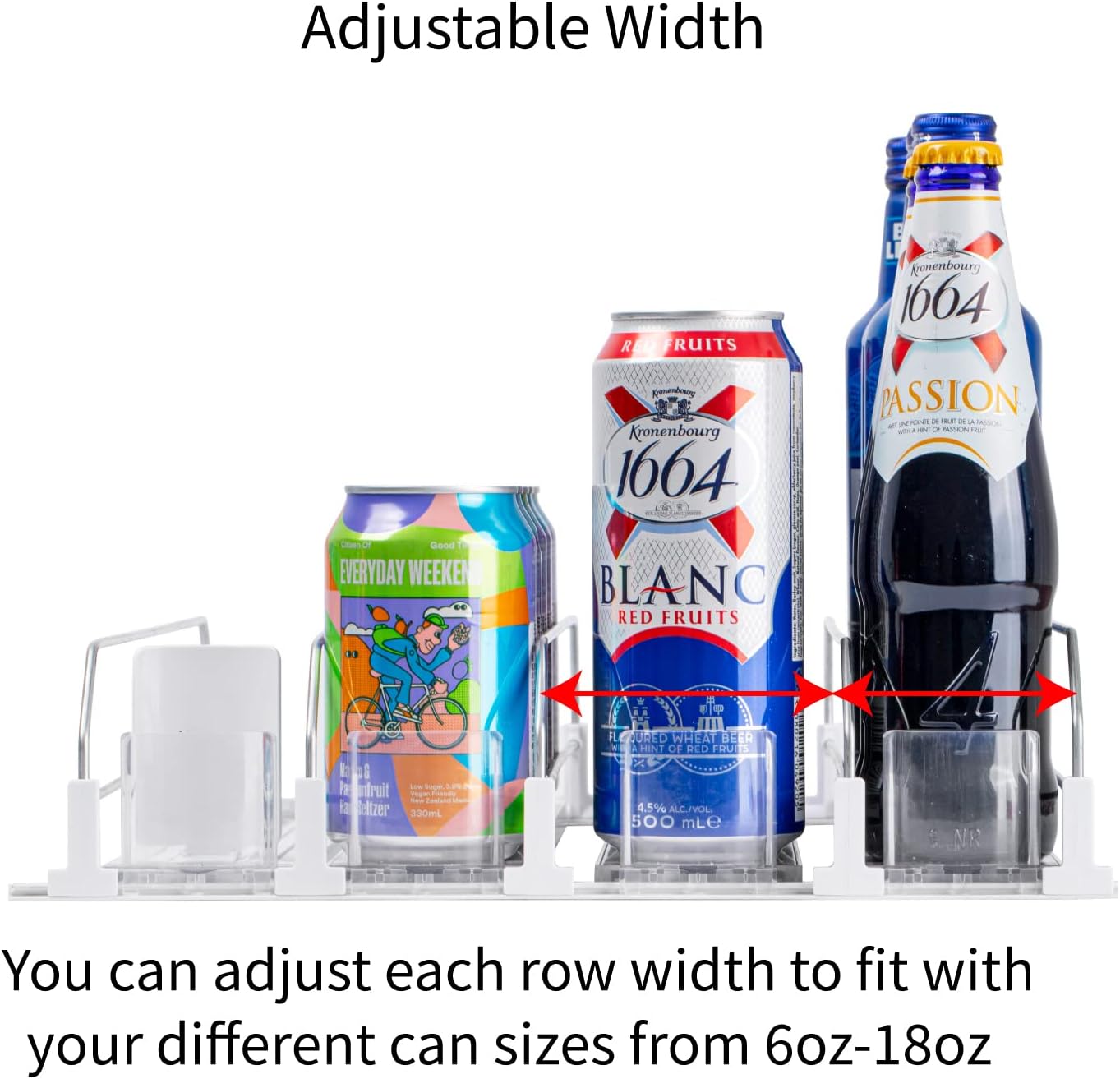 DrinkRack™ - Finally an organized fridge