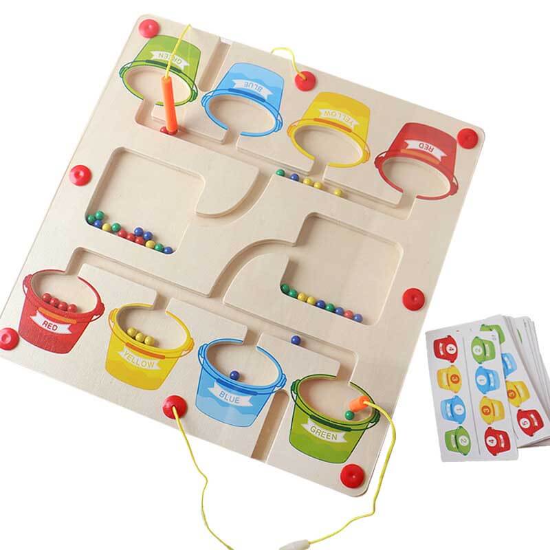 Kletshuts™ MagneticMaze - Color and Number Maze Toy