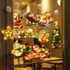 Christmas Window Decoration Light with Suction Cup - Set of 6