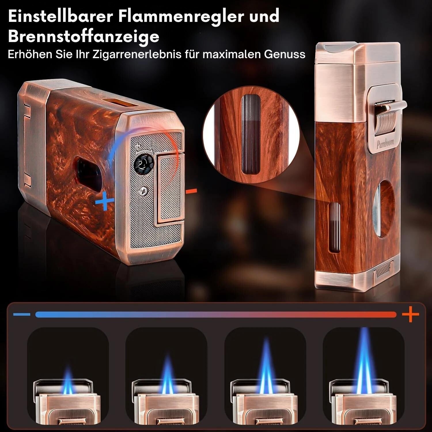 CigarCraft™ - All-in-one jet flame lighter with integrated cutting tool V-cut [Last day discount]