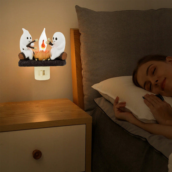 BUY 1 GET 1 FREE (2PCS) Phantasm Halloween Ghost Campfire Flickering Nightlight