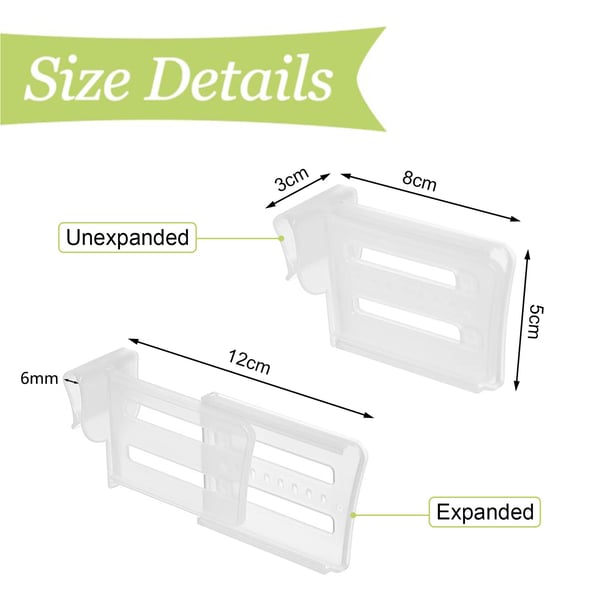 Divifridge Refrigerator Storage Dividers Set of 20PCs