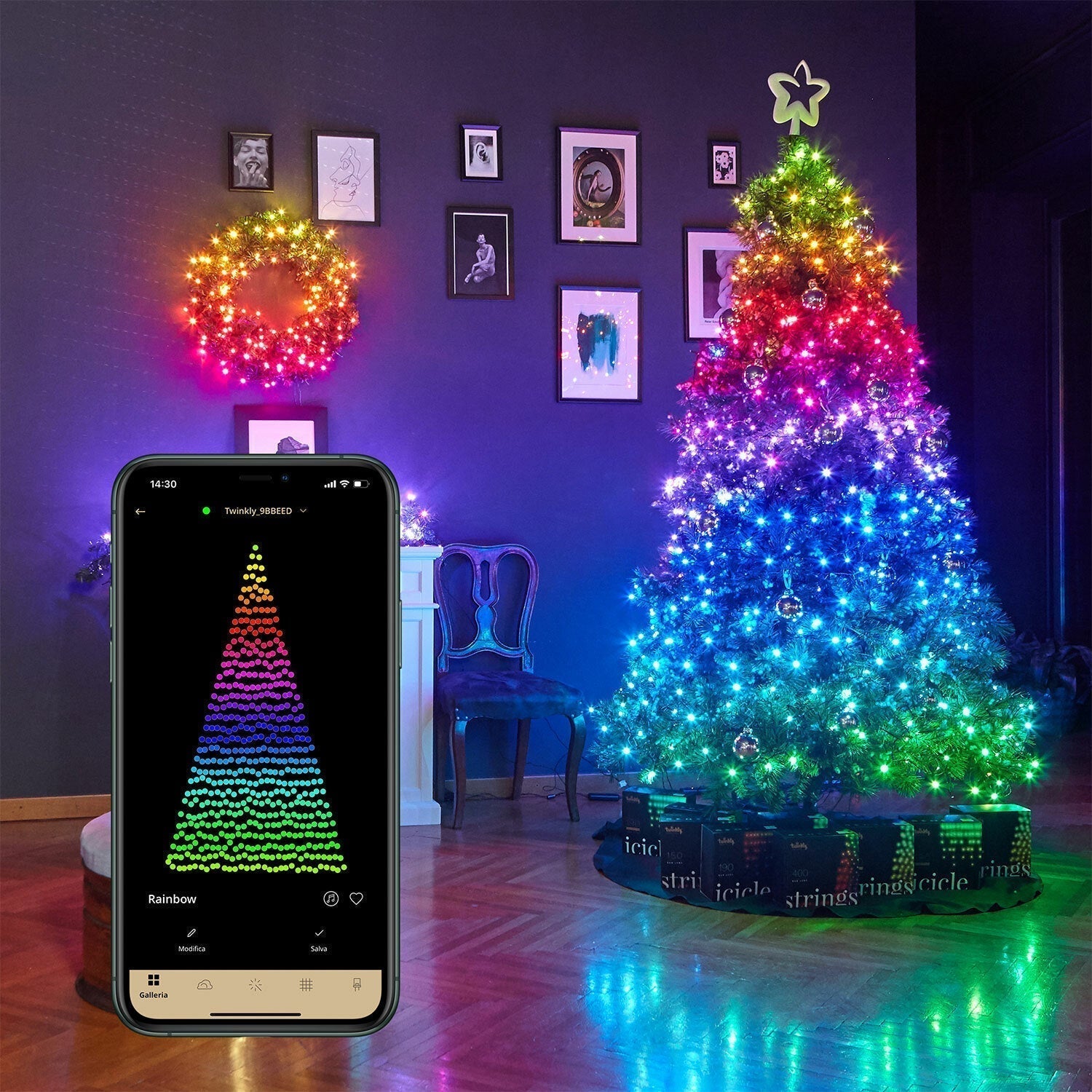 SmartLight™ - Phone-controlled fairy lights for the Christmas tree [Last day discount]