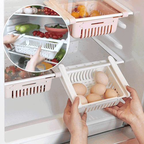 CoolCrate™ - Retractable fridge organizer