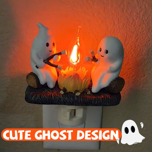 BUY 1 GET 1 FREE (2PCS) Phantasm Halloween Ghost Campfire Flickering Nightlight