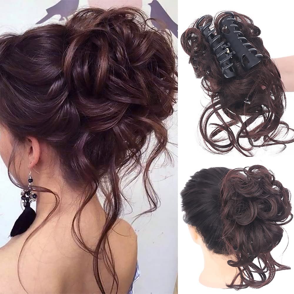 Loopybun - Clip-in Curly Hair Bun Piece