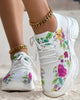 Floral Print Sneakers