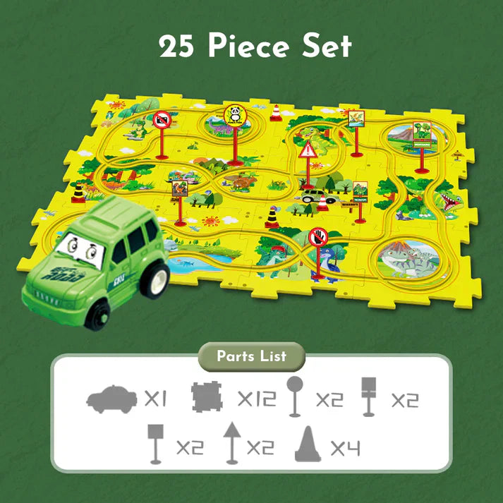 PuzzleRacer™ - Children's track set for cars [Last day discount]