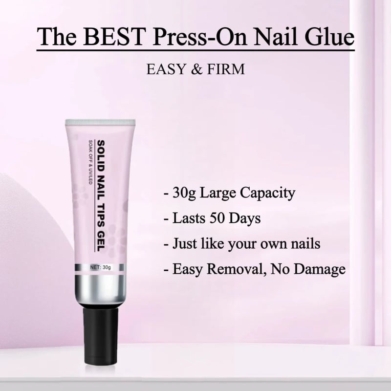 Essennail Magic Solid Nail Glue Kit for Press-On Nails