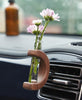 Florold Compact Car Miniature Wood Flower Vase