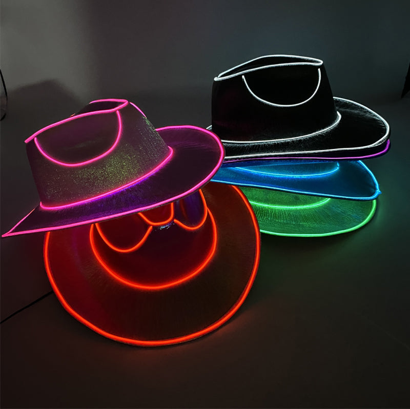 Partyhat™ - Lokahat LED Cowboy Party Hat [Last day discount]