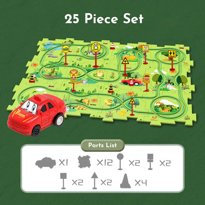 PuzzleRacer™ - Children's track set for cars [Last day discount]