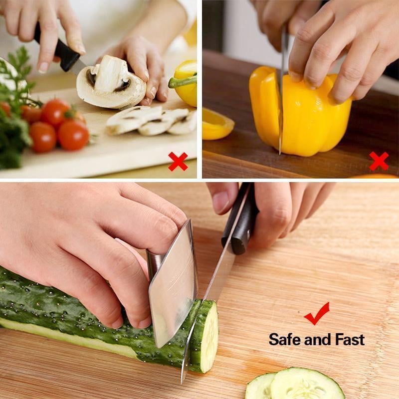 Safefings Stainless Steel Guard for Chopping | Set of 3 PCS