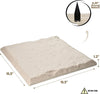 Pedestones 4-Pc Decorative Garden Stepping Stones Set