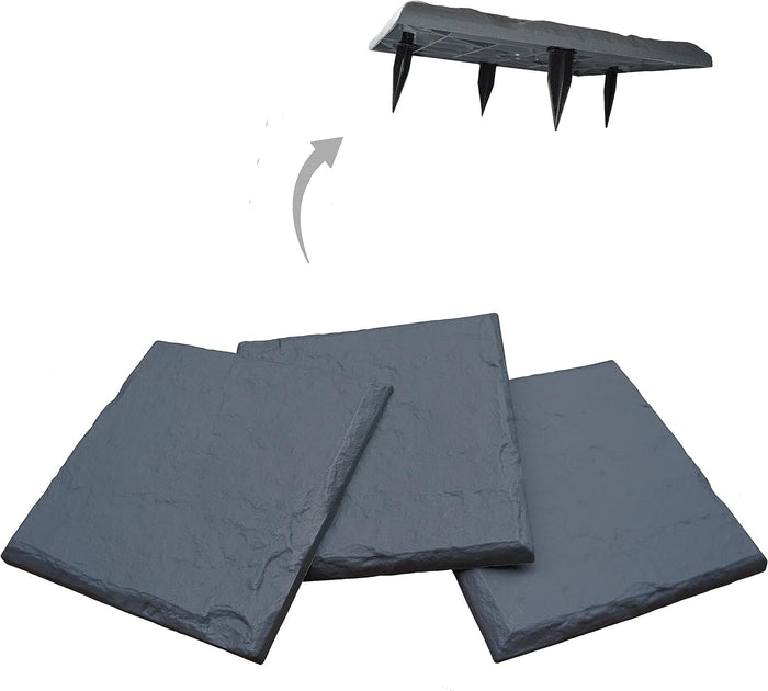 Pedestones 4-Pc Decorative Garden Stepping Stones Set