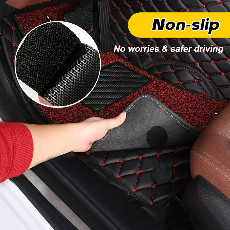 Safetrac Anti-Slip Self-Adhesive Car Mat Stickers | Set of 10 PCS