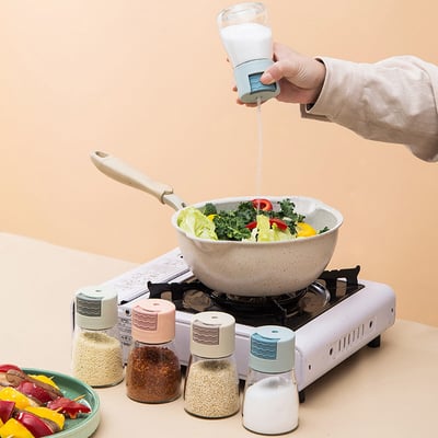 Shakeez Adjustable Push-Type Salt and Pepper Dispensers | BUY 1 GET 1 FREE (2PCS)