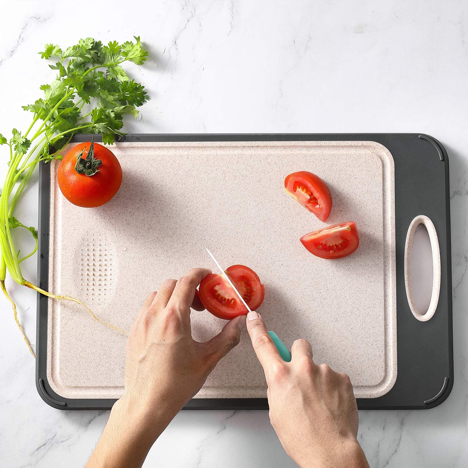 Chopping Board™ - Chopping board for the kitchen - Stainless steel chopping board for meals [last day discount]