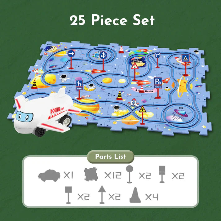 PuzzleRacer™ - Children's track set for cars [Last day discount]