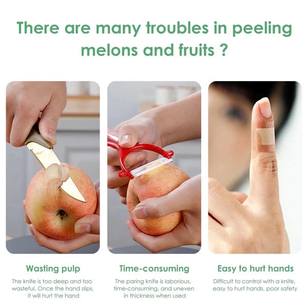 TwistNpeel Upgraded Manual Fruit Peeler