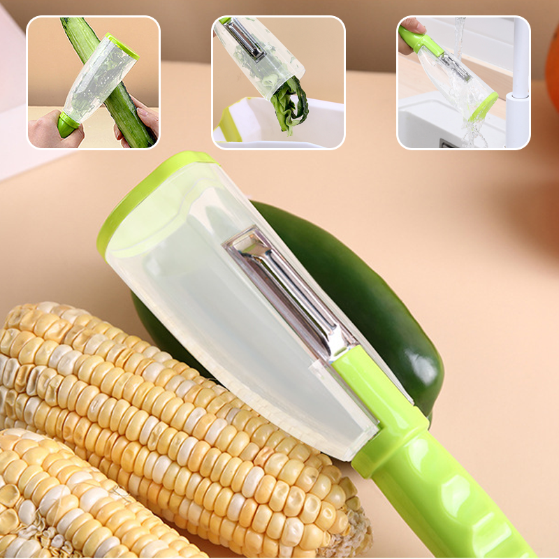 PeelEase Peeler with Container | BUY 1 GET 1 FREE (2pcs)