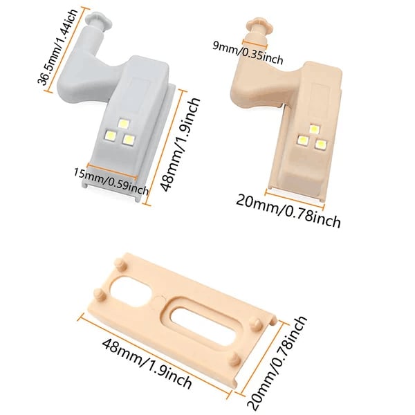 GloHinge - Automatic LED Light for Cabinets