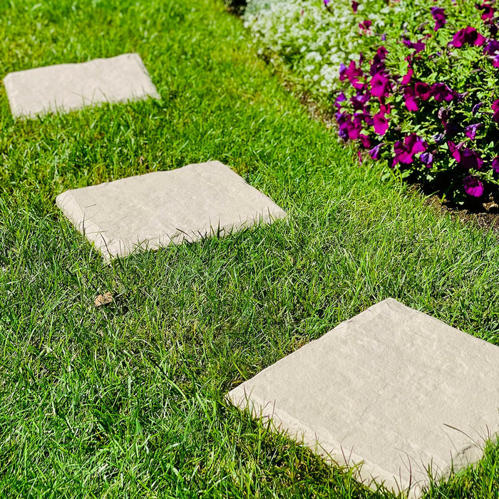 Pedestones 4-Pc Decorative Garden Stepping Stones Set