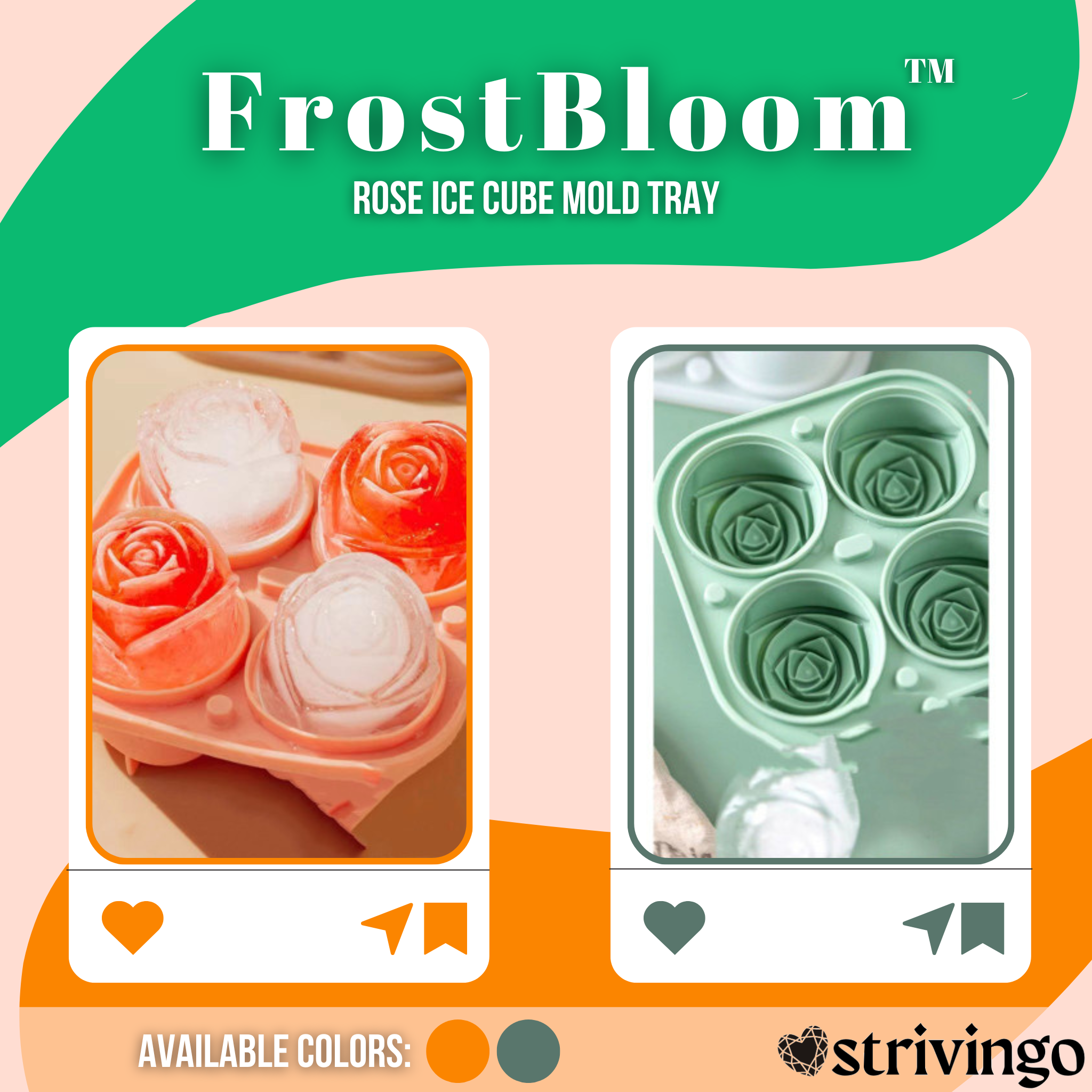 FrostBloom™ Rose Ice Cube Mold Tray | BUY 1 GET 2!