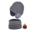 Heatedbeanie™ - Winter Beanie Hat Scarf Sets Warm Knit Hat