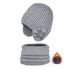 Heatedbeanie™ - Winter Beanie Hat Scarf Sets Warm Knit Hat