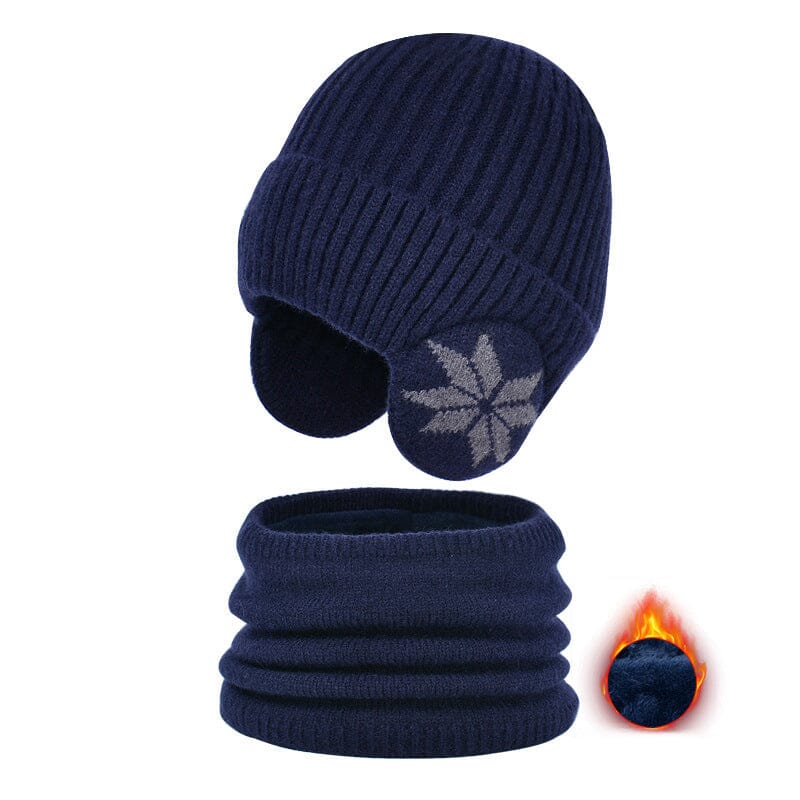 Heatedbeanie™ - Winter Beanie Hat Scarf Sets Warm Knit Hat