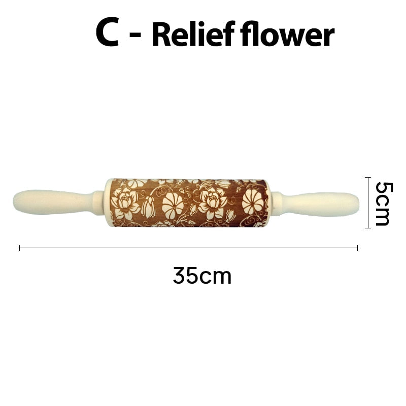 Christmas™ | Decorated Rolling Pin [Last Day Discount]