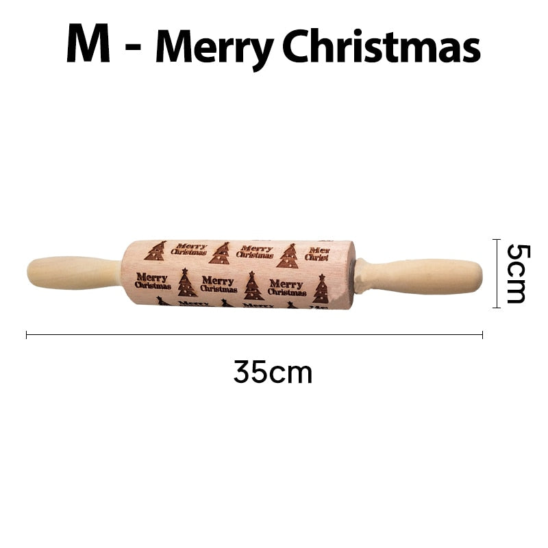 Christmas™ | Decorated Rolling Pin [Last Day Discount]