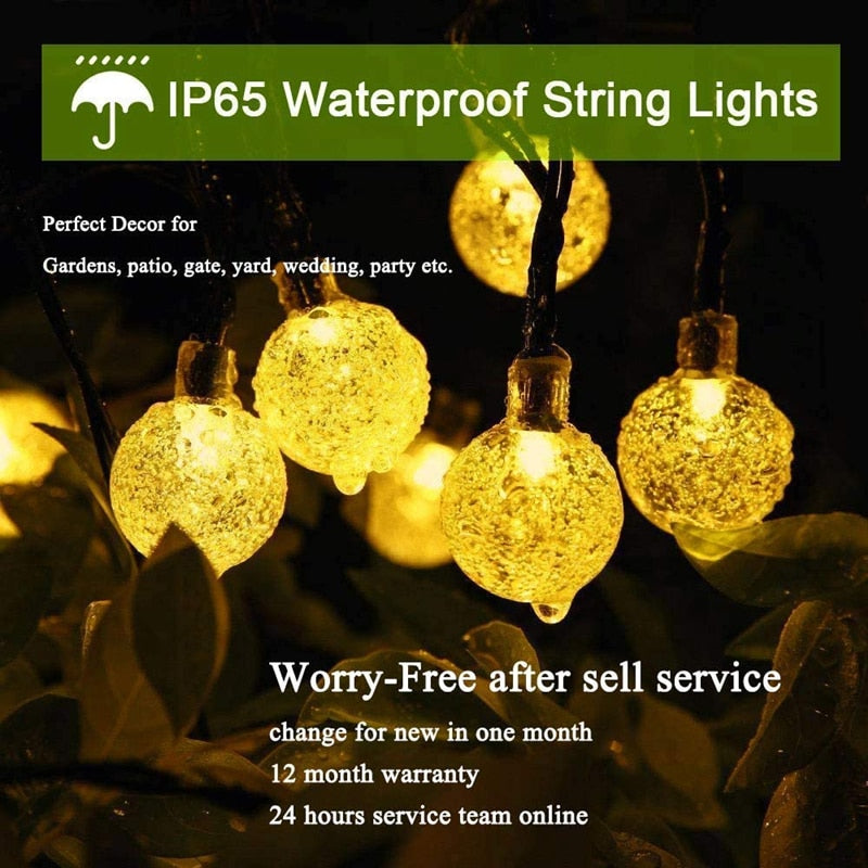 SolarString™ lights for outdoors