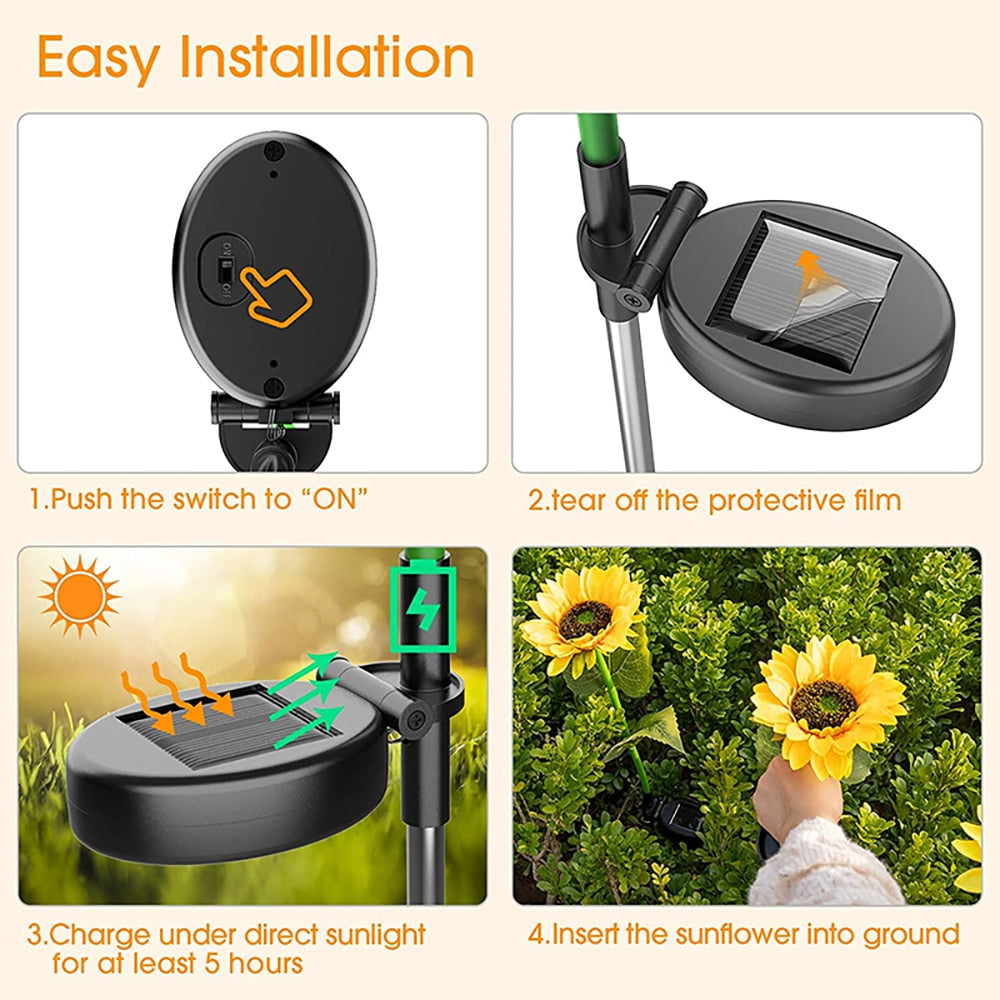 SolarSunflowerLights™ - Make your garden more attractive【Last day discount】