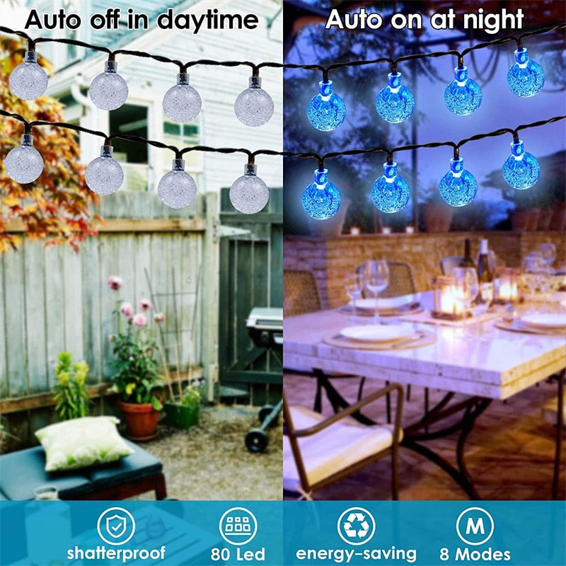 SolarString™ lights for outdoors