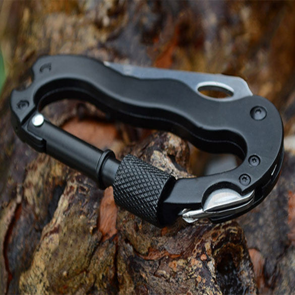 Outdoor Multi-function 5 in 1 Carabiner Tool