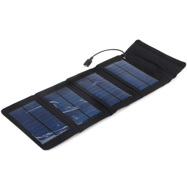 Foldable 7W Solar Charger for Backpacks