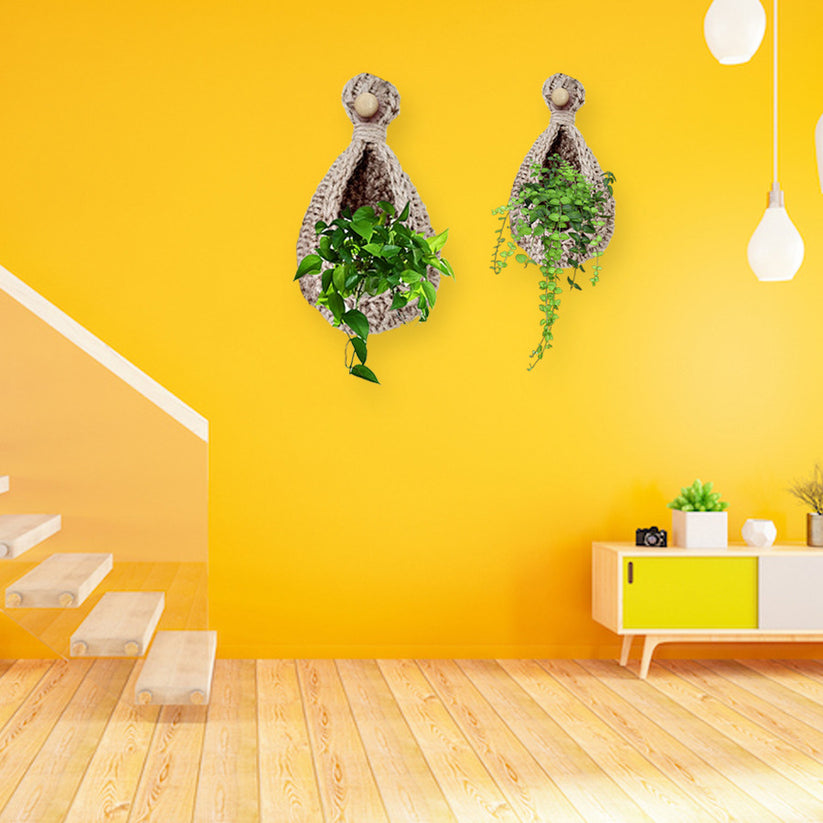 Folkpots Boho Hanging Wall Planters | BUY 1 GET 1 FREE (2PCS)